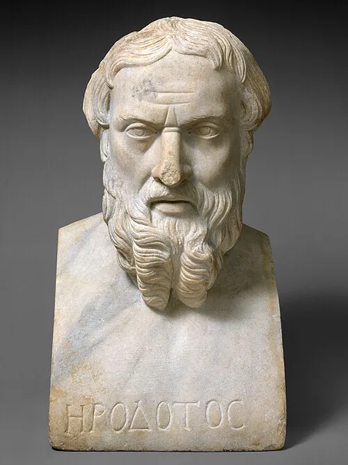 Roman copy of a Greek bust, second century CE