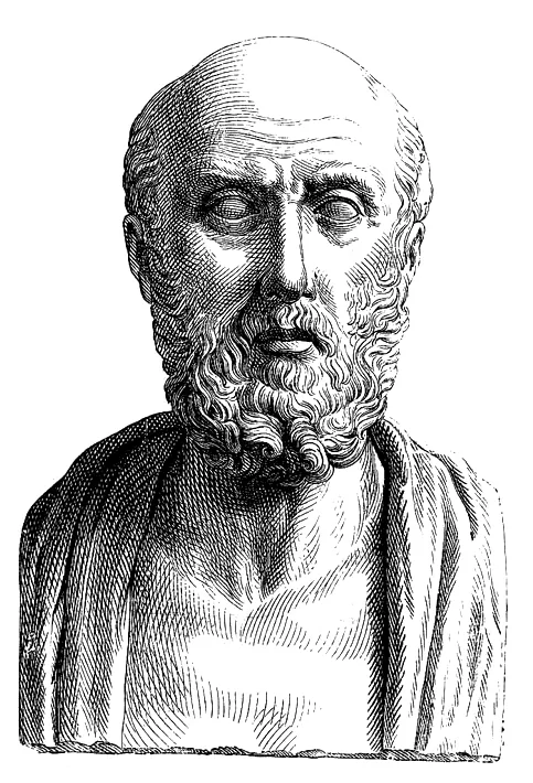 Later engraving of Hippocrates, the corpus’s traditional namesake; the author of Diseases IV is unknown