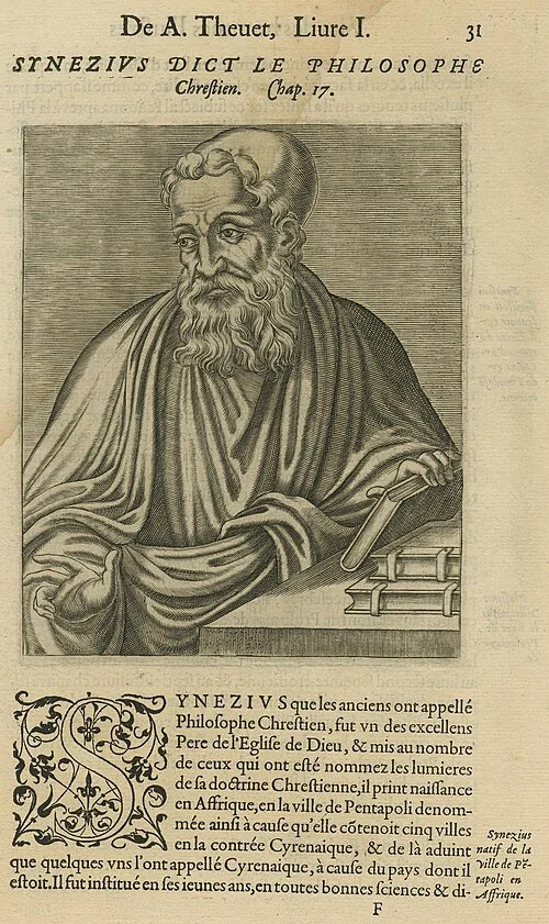 Imagined portrait engraved for André Thévet’s 1584 collection