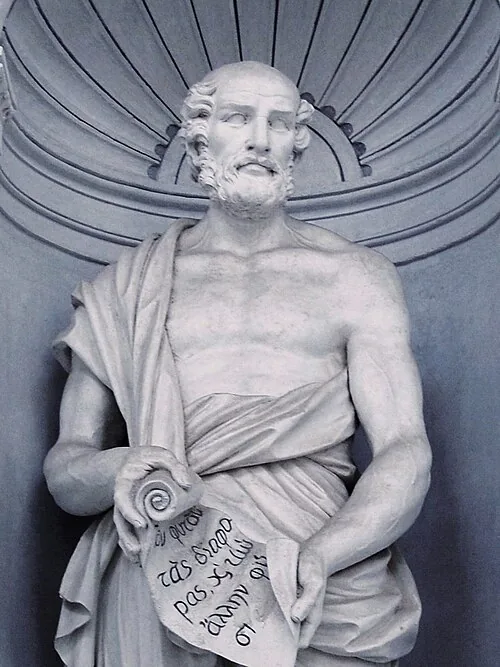 Modern statue at Palermo Botanical Garden